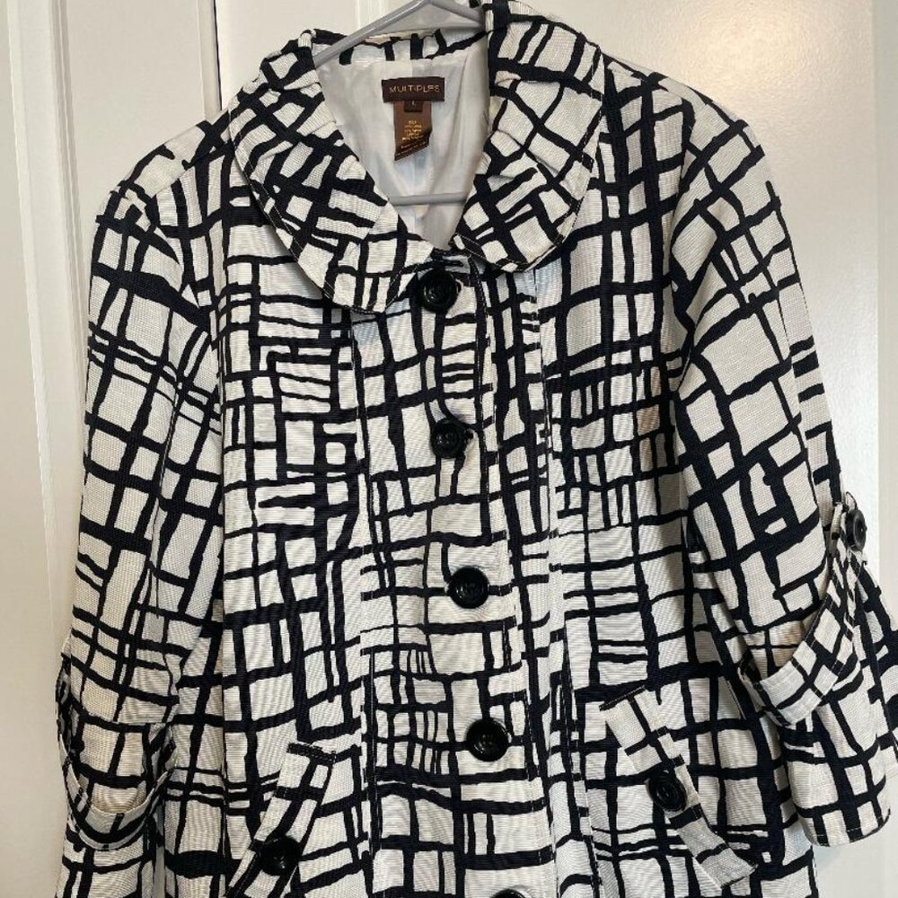 Multiples Cropped Blazer - image 1